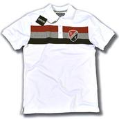 View Item Lambretta Chest Panel 1947 Shield Polo Shirt GB White 